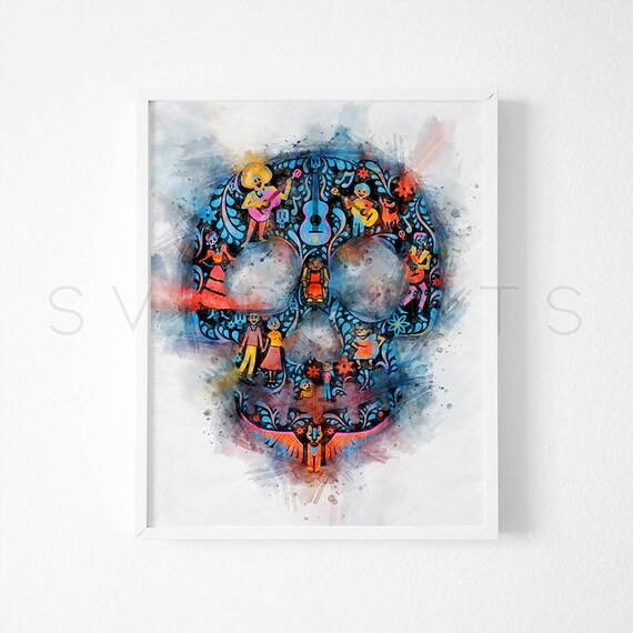 Coco Impresion Vivero Arte De La Pared Coco Cartel Disney Etsy