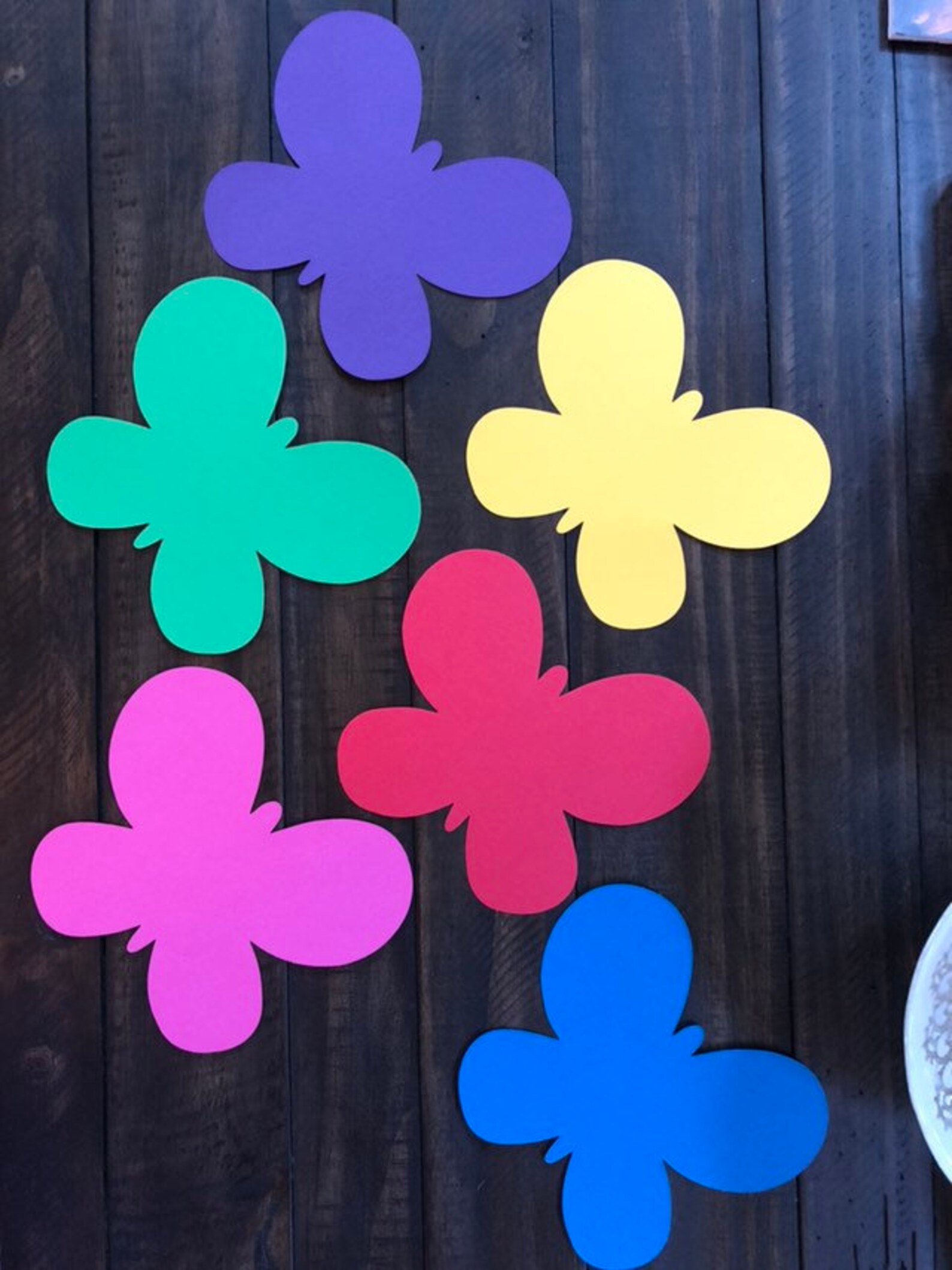 Cardstock Butterflies Die Cut Large Classroom Decor Nursery Etsy New