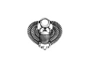 5 Pcs Tibetan Silver Scarab Beetle Egyptian 27mmX26mm Charms Pendants Beads, Lead Nickel Free Metal Charms Pendants Beads