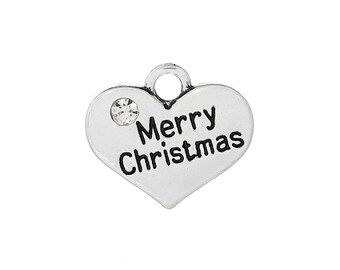 4 2019 charms antique silver tone PT161