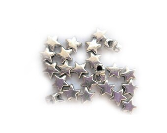 10x Alloy Enamel Star Beads Charms Pony Spacer Beads For Jewelry Making 10x Alloy Enamel Star Beads Charms Pony Spacer Beads For Jewelry Making