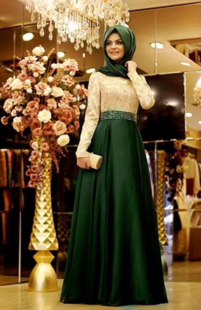 New Design Graceful Islamic Turkish Embellished Beautiful Leheriya Firdous  Frills Abaya Burkha Burqa Borka with Astin