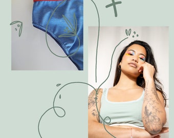 DUET. Plum + Cotton. Sewing patterns, lingerie bra and panties - beginner - FRANCAIS/FRANÇAIS