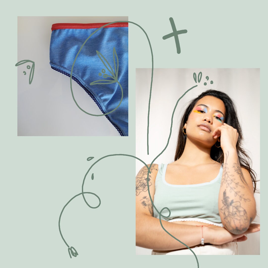 DUET. Plum + Cotton. Sewing patterns, lingerie bra and panties - beginner - FRANCAIS/FRANÇAIS