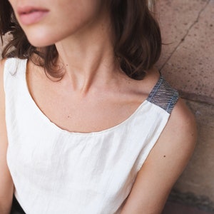 KORENBLOEM. Naaipatroon, originele top gekruist in de rug - beginnersniveau - FRANCAIS / ENGELS afbeelding 9