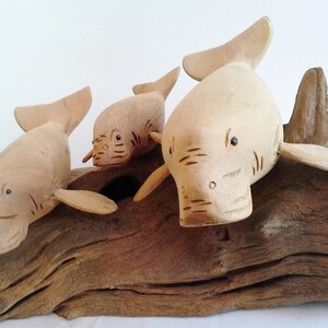 Carved Wooden Dugong Home Decoration - Etsy