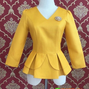 Thai blouse lao silk dress