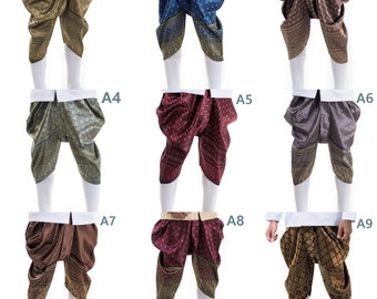 Thai traditional Lanna Style pants Men&Women thai style Shoulder cloth /Sashes. Decorate Cloth.Ready to wear