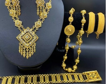 Set of Thai Traditon Jewerly vintage Costumes Wedding Dress Thai Dance