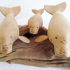 Carved Wooden Dugong Home Decoration - Etsy