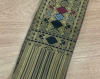 Pabiang Shoulder Cloth Lao Silk Sabai Sash Thai Lao