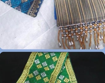 ちゃんすだあーさま専用LAO TEXTILES Pabiang Shoulder Cloth Lao Silk Sabai Sash Thai Lao