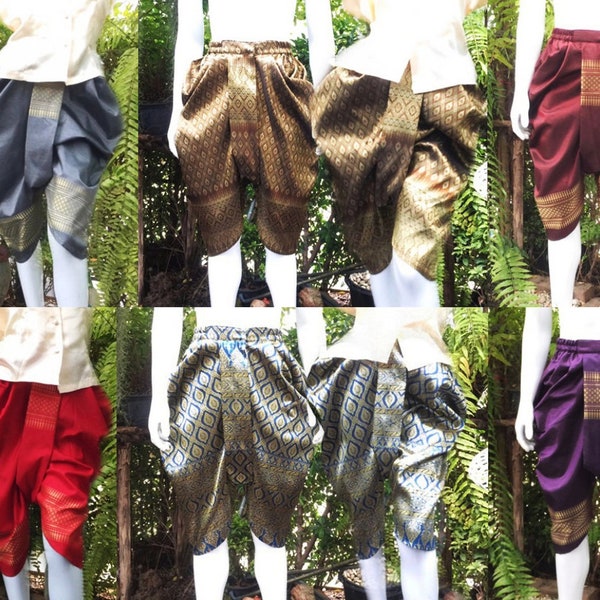 Thai tradition pants Men&Women thai style Ready to wear