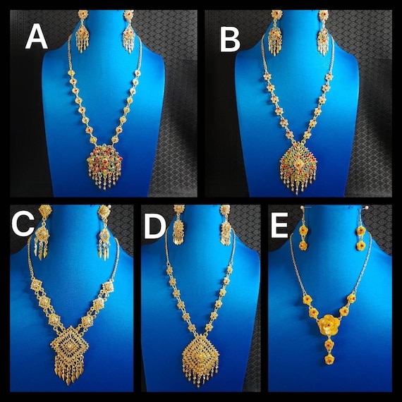 thaisiriboon Thai Traditional Wedding Dress Thai/Lao Accessories for Thai Costume Thai Traditional Wedding Dress Thai/lao Accessories for Thai Costume,  Thailand Ancient Design Jewelry for Thai Outfits Thai Necklace - Etsy