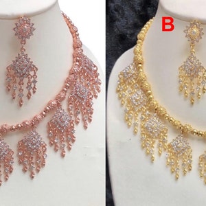 Thai traditional Necklace with earrings for Thai Dress