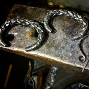 Hand Forged Dragonscale Viking Style Bracelet/Armring