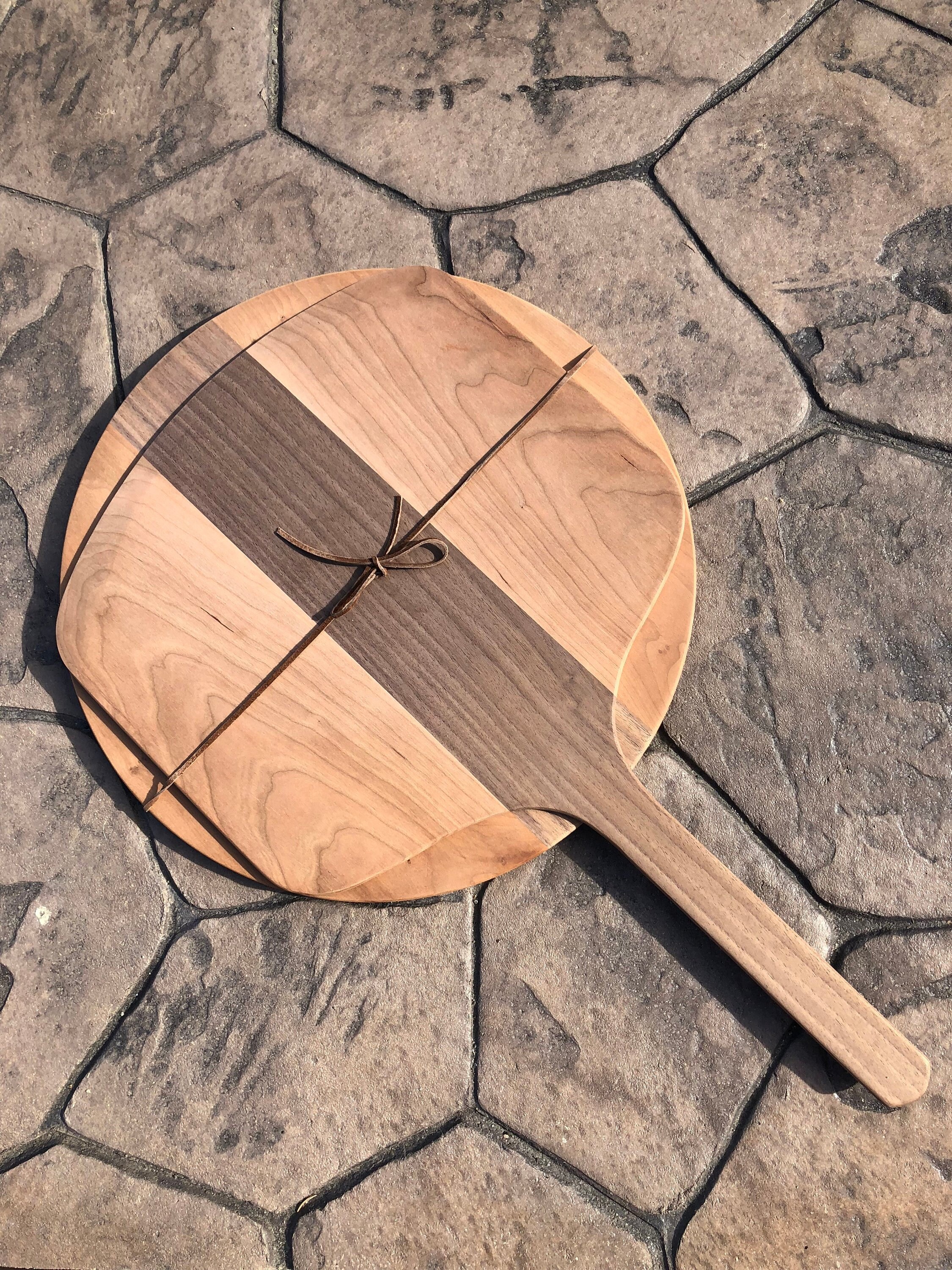 Large Hardwood Custom Pizza Set Etsy UK
