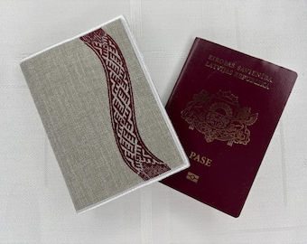 Pass mit Lettland Schild