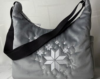 Crossbody bag, Schultertasche mit gestickten LV Sternen