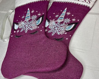 Personalisierter Weihnachtsstrumpf, personalisierte Weihnachtsdekoration