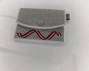 Lettland Flagge Kartenhalter, Kartenbörse, Geschenk, Geldbörse