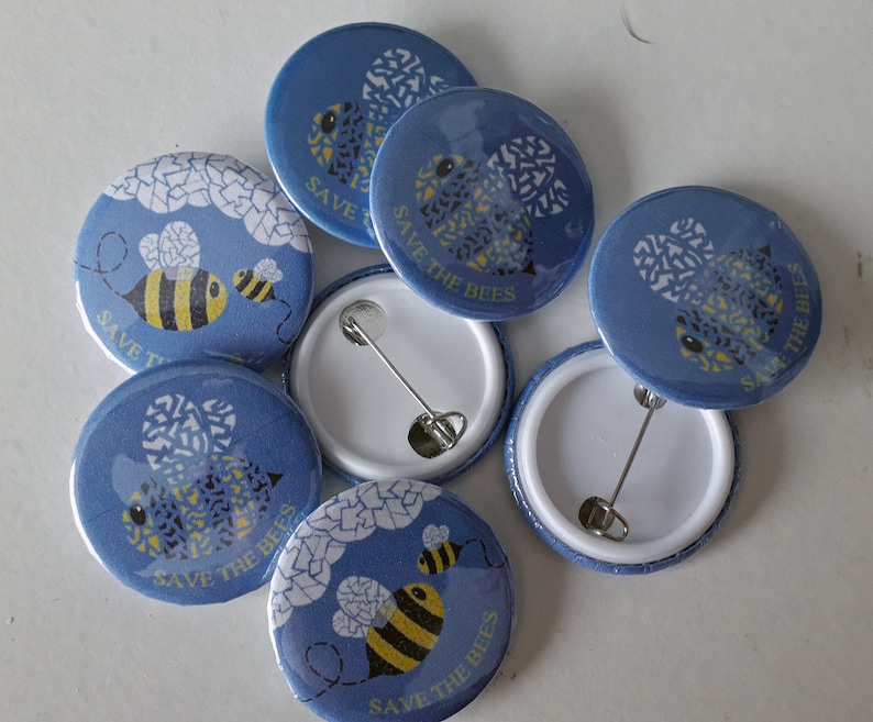 Save the Bees Badges