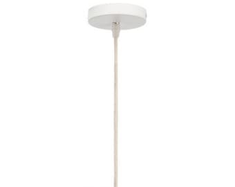 Mount with jute cord and white E27 socket for installing your light fixture