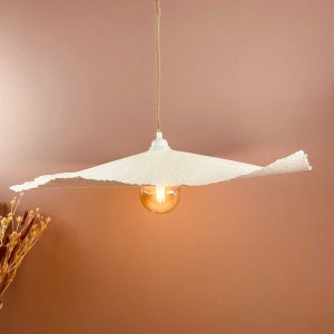 Paralume solo per lampada a sospensione Louise in carta goffrata 60cm