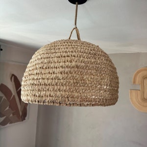 Dome suspension in woven alfa fibers "Doum" from Morocco - 2 sizes