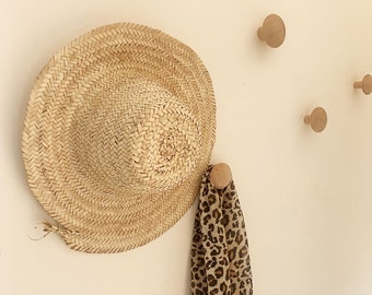 Chapeau palmier naturel Taille M : Diamètre 40 cm