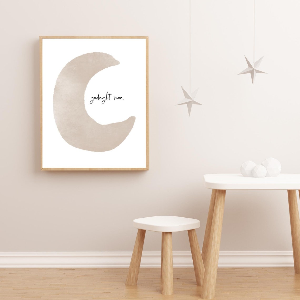 Goodnight Moon Good Night Moon Print Moon Nursery Printable - Etsy