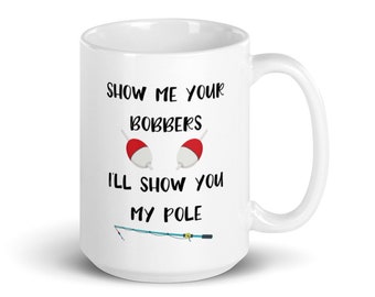 Rolig fiskemugg, rolig fiskekaffemugg, fiskepresent, fiskarpresent, rolig fiskepresent, present till fiskare fiskemuggar fiskepresenter