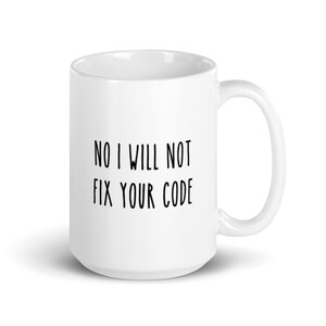 Computer Science Gift, Fix Your Code, computer code, computer geek gift, software engineer
