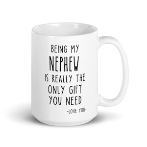 Nephew gift, favorite nephew, nephew coffee mug, best nephew ever, gift from aunt, nephew mug, nephew birthday gift, nephew christmas gift