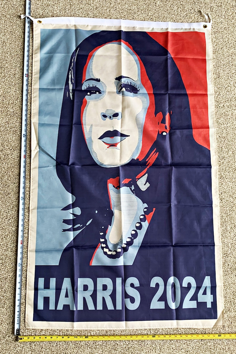 Kamala Harris Flag FREE SHIPPING Biden Rainbow for the People Etsy