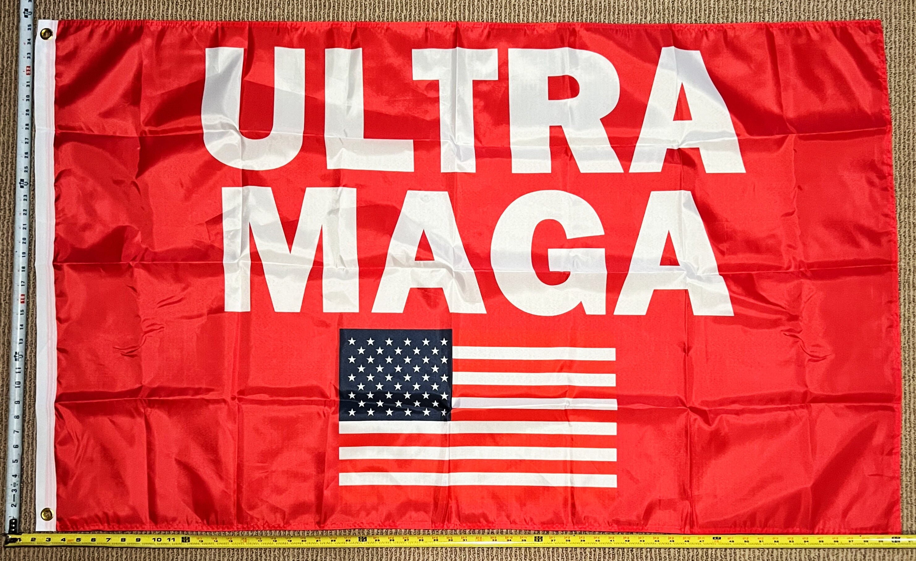 TRUMP 2024 JESUS IS MY GOD 3x5 FT American MAGA Nation Flag – Brass Grommets, USA