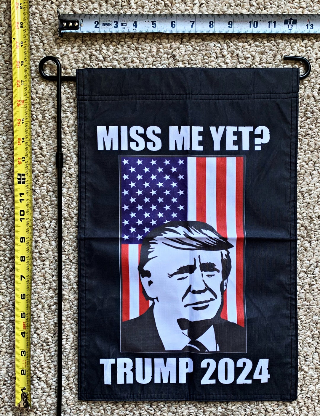 Polyester Flagge USA 3X5 TRUMP 2024 BIDEN SUKS FJB LET'S GO BRANDON BLUE FLAG BANNER Mütze Mit Haaren