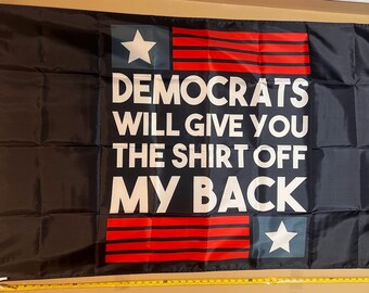Republican Flag FREE SHIPPING Democrats Are Destroying America Liberals Suck Vance Election President Veterans USA Sign Poster 3x5'