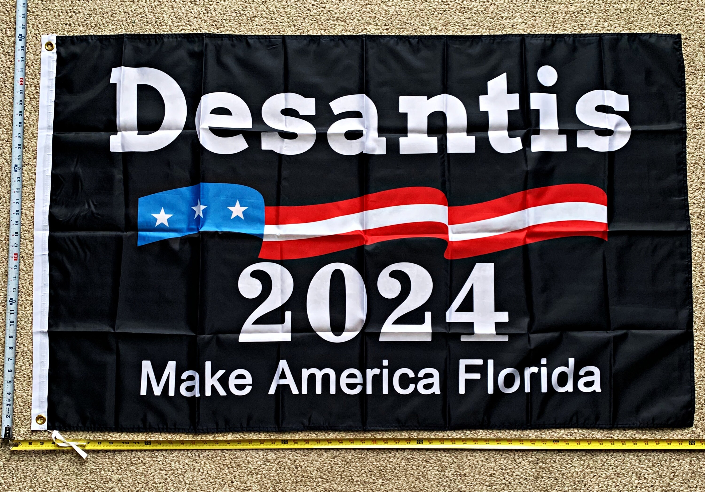 Ron Desantis Flag FREE SHIPPING Don Jr 2024 Ivanka Make | Etsy
