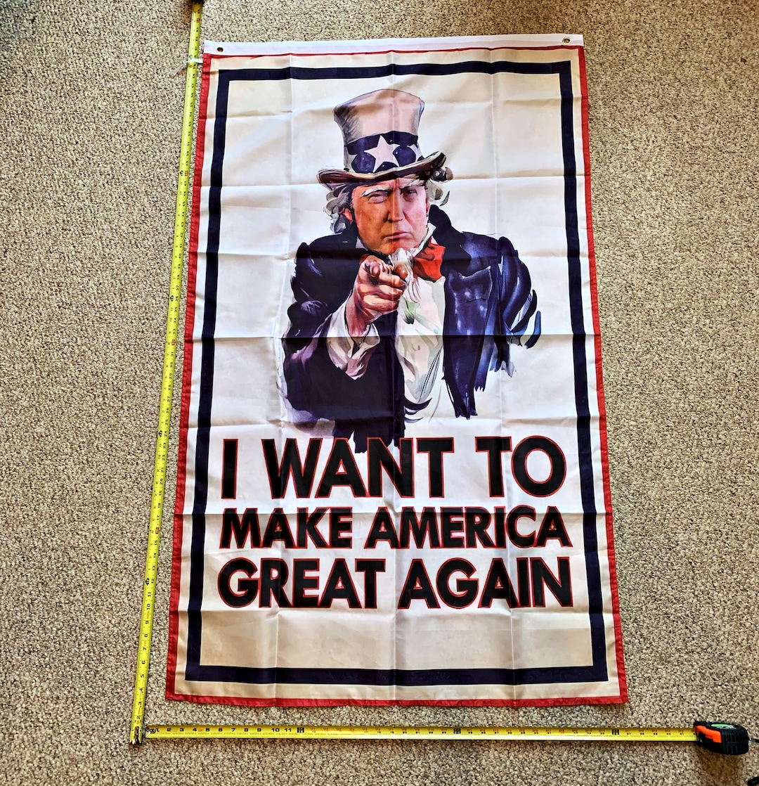 Bandiera Donald Trump SPEDIZIONE GRATUITA USA Diritti Pistola - Foto 8