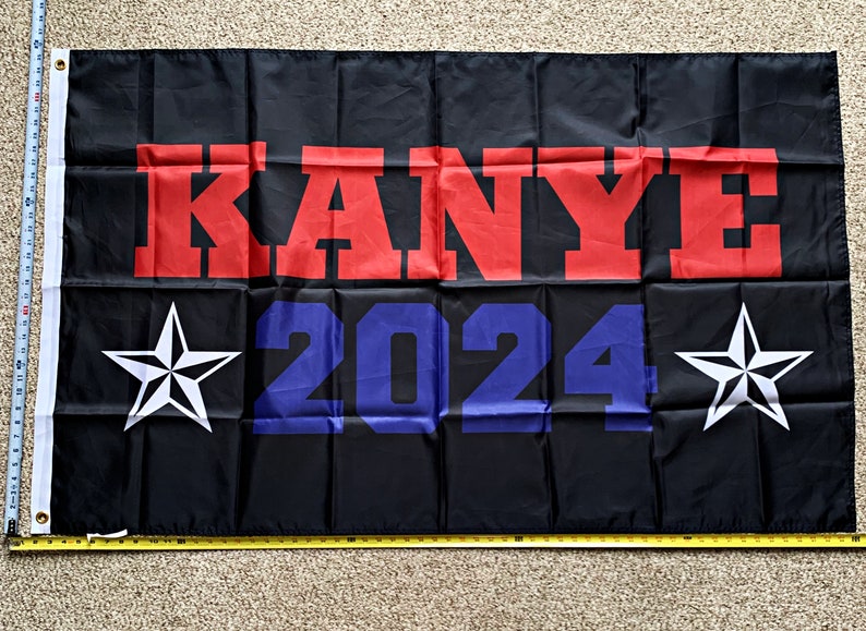 Kayne West Flag FREE SHIPPING Biden Harris Kanye 2024 LGBT Etsy