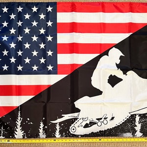 Racing Flag FREE SHIPPING Snowmobile Outdoors Checkered Dale World of Outlaws Sprint Car Nascar Dale Jr. Larson Poster Sign 3x5&#39;