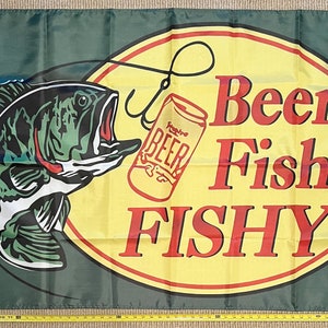 Bandera de CERVEZA ENVÍO GRATIS Caza de pesca Mal día para ser una fiesta de cerveza Dormitorio Hombre Cueva Bebida Busch Light College Banner Trump Sign Poster 3x5'