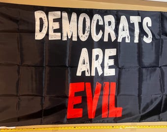 Republican Flag FREE SHIPPING Democrats Are Destroying America Liberals Suck Vance Election President Veterans USA Sign Poster 3x5'