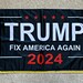 Donald Trump Flag FREE SHIPPING Don Jr 2024 Ivanka Fix America Again Veterans USA Sign Poster 3x5'