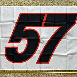 Kyle Larson Flag FREE SHIPPING World of Outlaws Sprint Car Nascar Dale Jr. #57 Poster Sign 3x5&#39;