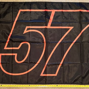 Kyle Larson Flag FREE SHIPPING #57 B Earnhardt Racing Dirt Racing World of Outlaws Sprint Car Nascar Dale Jr. #57 Poster Sign USA 3x5&#39;