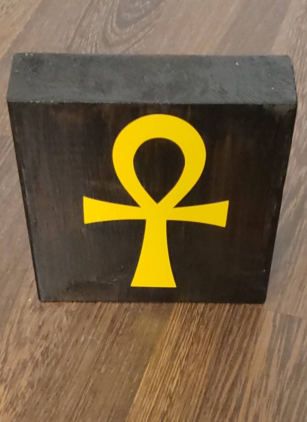 Akhan Sign Ankh Handmade Wood Sign - Etsy