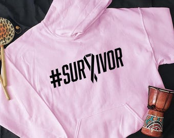 Cancer Survivor Hoodie, Cancer Survivor Sweatshirt, Cancer Awareness Hoodies, Breast Cancer Hoodie, Warrior, Cancer Fighter, Cancer Survivor