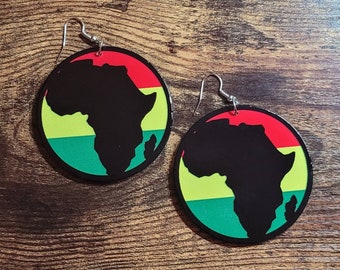 Africa Circle Earrings